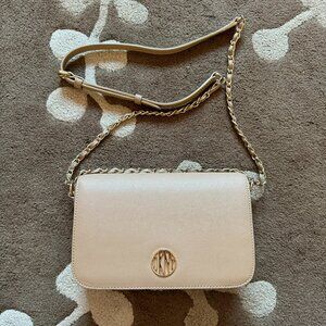 DKNY leather clutch bag